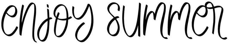 Enjoy Summer Font