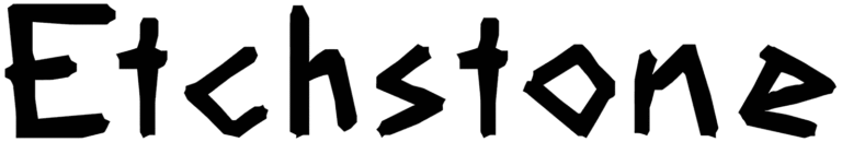 Etchstone Font