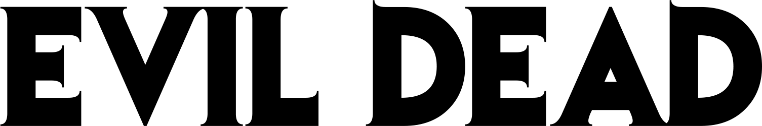 Evil Dead Font