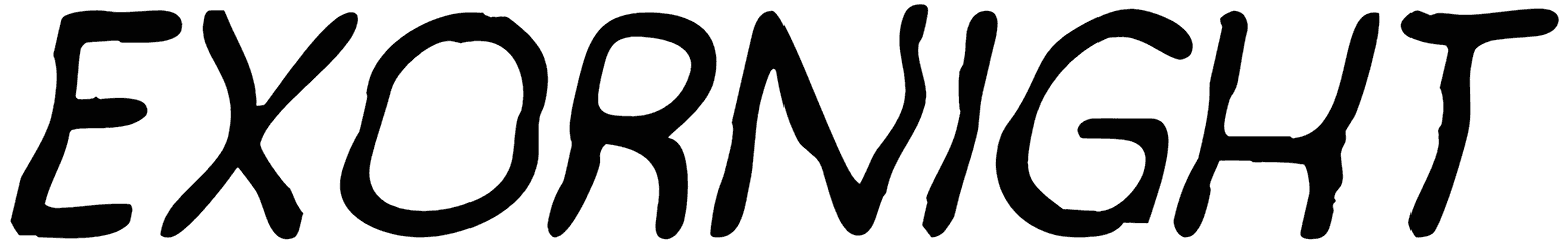 Exornight Font