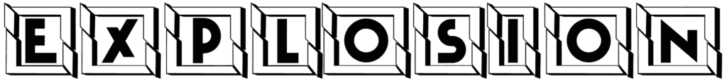 Explosion Capitals Font