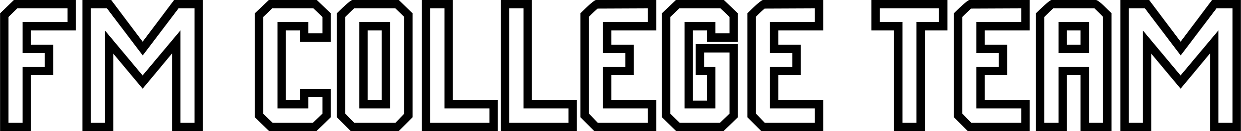 FM College Team Font
