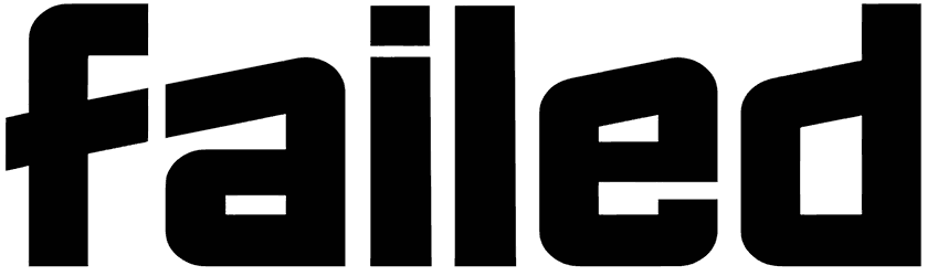 Failed Font
