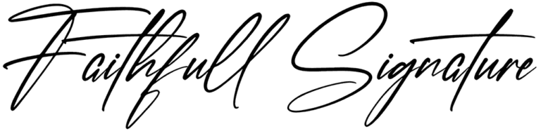 Faithfull Signature Font