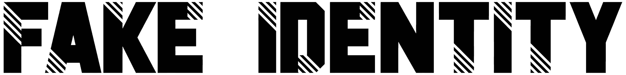 Fake Identity Font