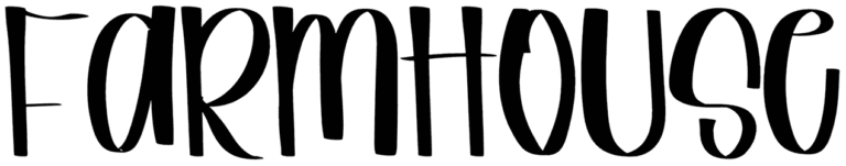 Farmhouse Font