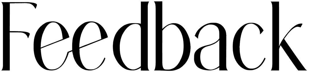 Feedback Font