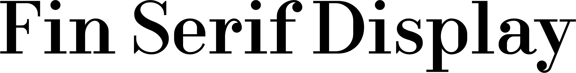 Fin Serif Display Font
