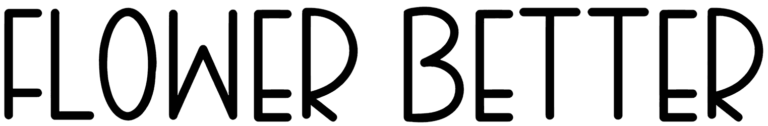 Flower Better Font