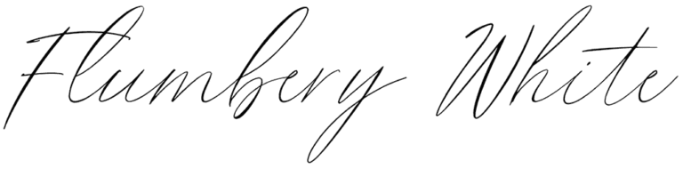 Flumbery White Font