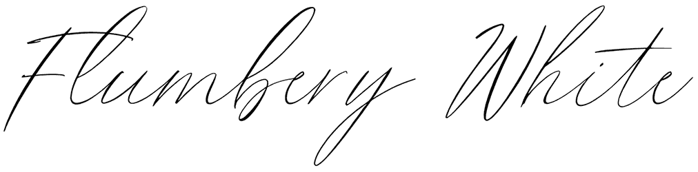 Flumbery White Font