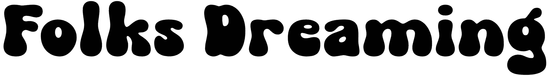 Folks Dreaming Font