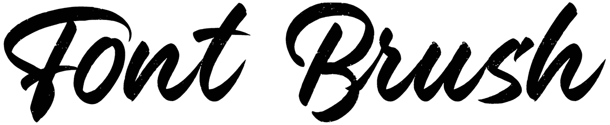 Font Brush Font