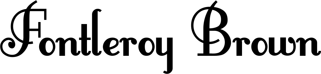 Fontleroy Brown Font