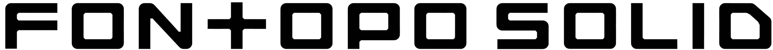 Fontopo Solid Font