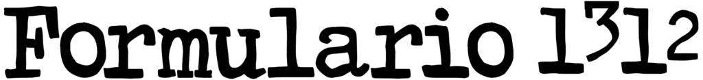 Formulario 1312 Font