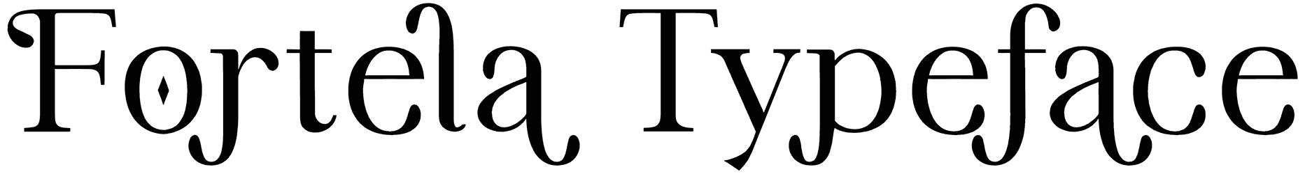 Fortela Typeface Font