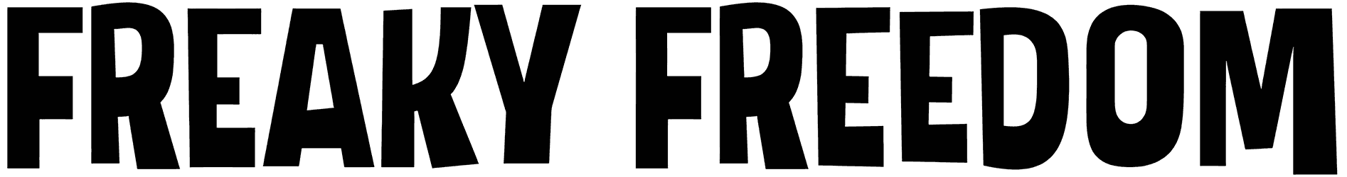 Freaky Freedom Font