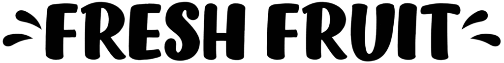 Fresh Fruit Font