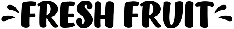 Fresh Fruit Font