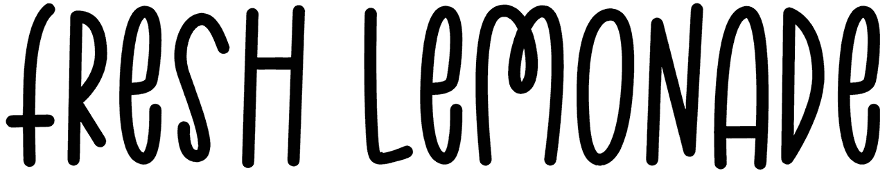 Fresh Lemonade Font