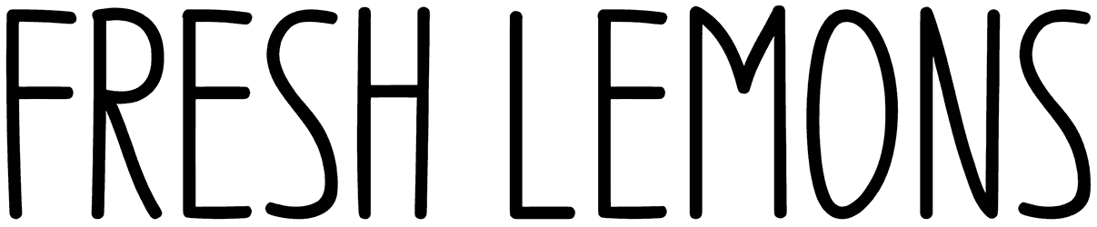 Fresh Lemons Font