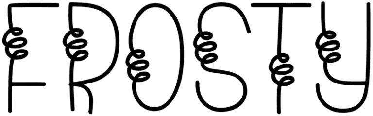 Frosty Font