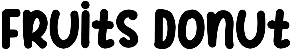 Fruits Donut Font