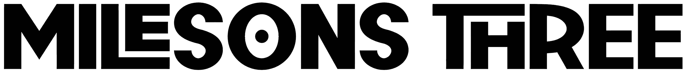 GR Milesons Three Font