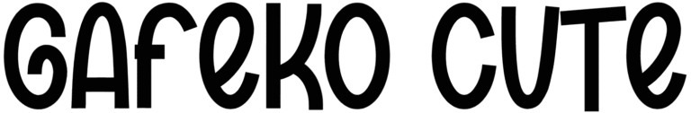 Gafeko Cute Font