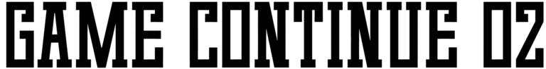 Game Continue 02 Font