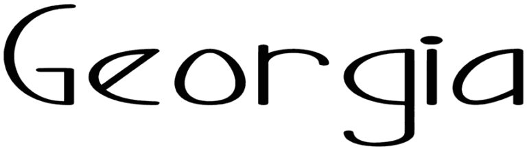 Georgia Font