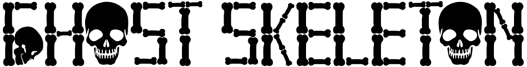 Ghost Skeleton Font