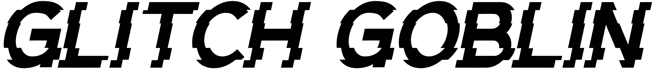 Glitch Goblin Font