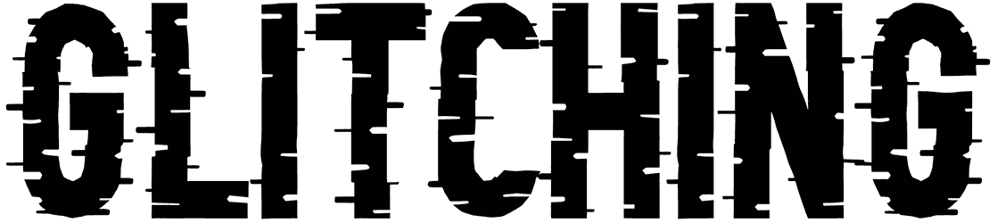 Glitching Font