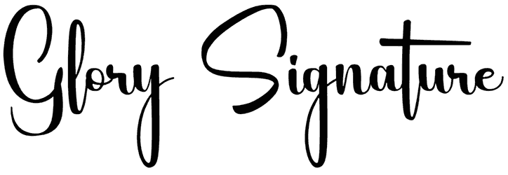 Glory Signature Font