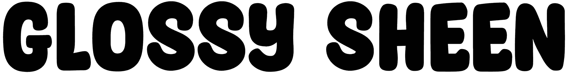 Glossy Sheen Font