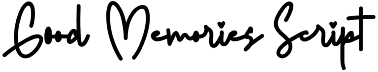 Good Memories Script Font