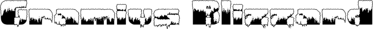 Gramius ‘Blizzard’ Font