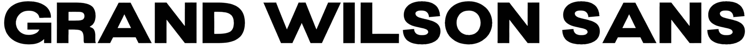Grand Wilson Sans Font