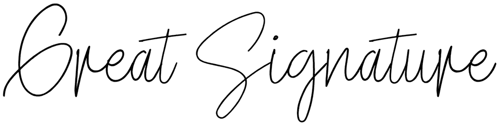 Great Signature Font
