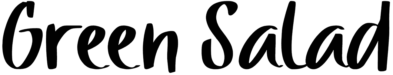 Green Salad Font