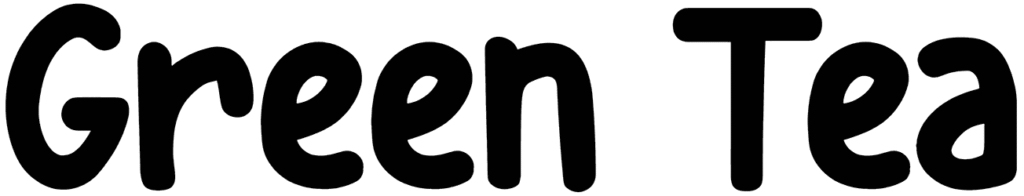 Green Tea Font