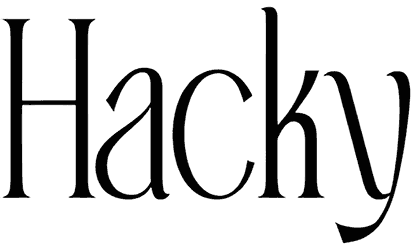 Hacky Font