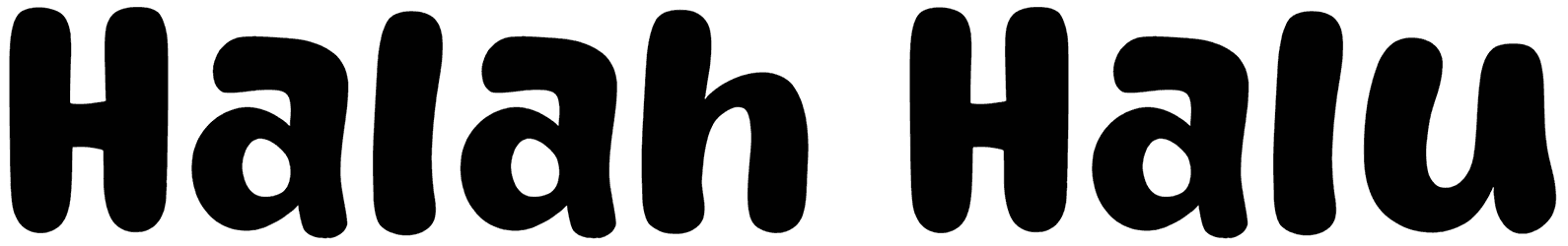 Halah Halu Font
