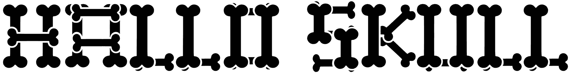 Hallo Skull Font