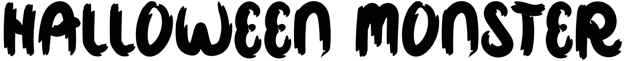 Halloween Monster Font