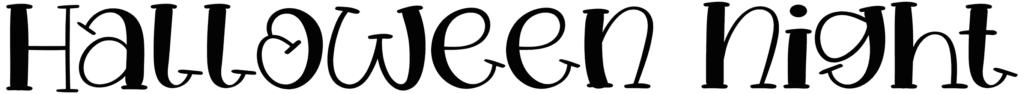 Halloween Night Font