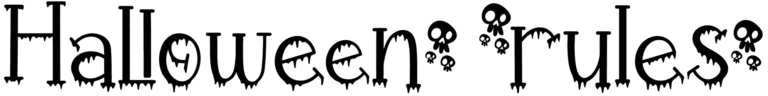 Halloween Rules Font