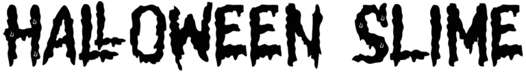 Halloween Slime Font